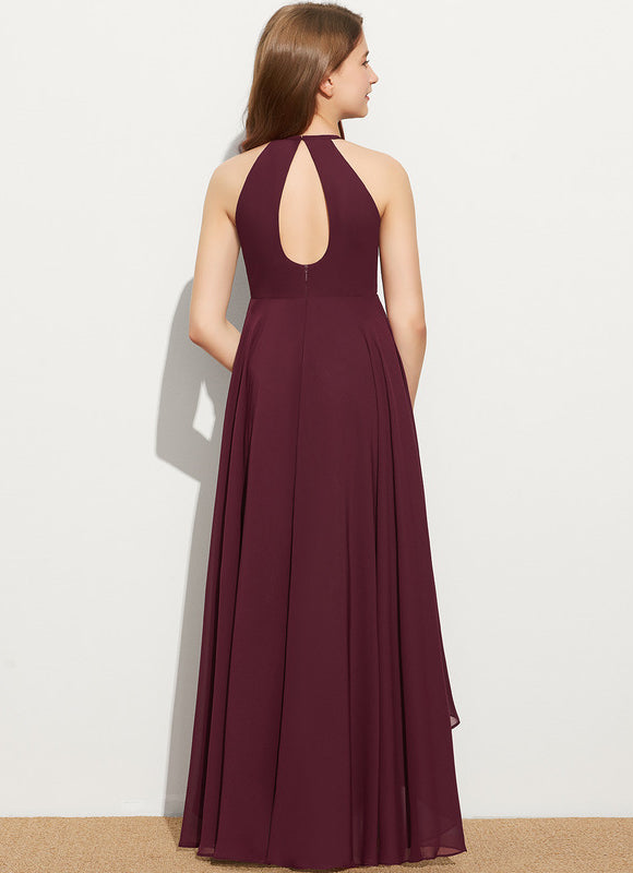 Robe Asymétrique Bleu Cobalt Fluide - gallery 4
