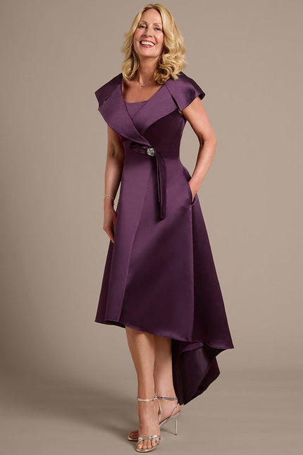 Robe Asymétrique Violette - gallery 4