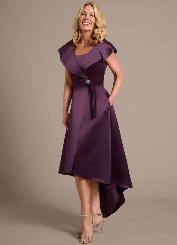 Robe Asymétrique Violette - gallery 4