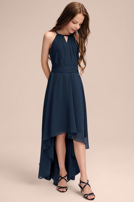 Robe Asymétrique Fluide Émeraude - gallery 3