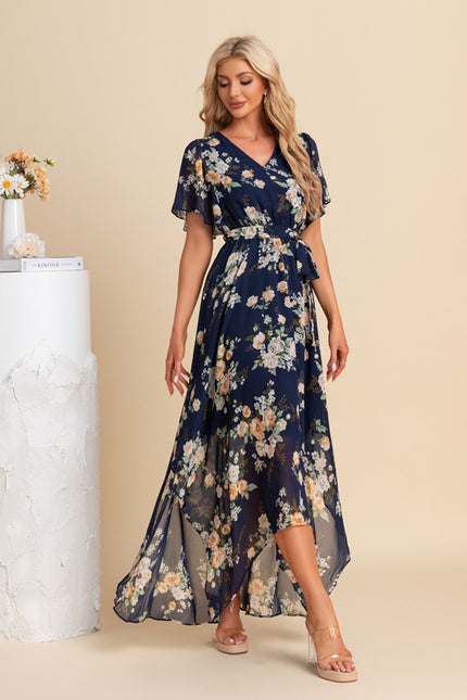 Robe Asymétrique Maxi Vaporeuse - gallery 3
