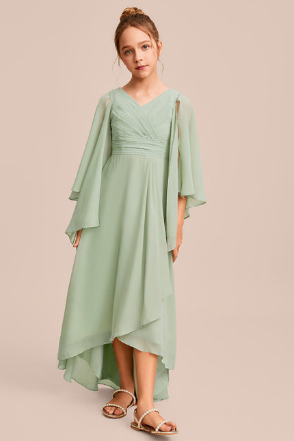 Robe Asymetrique Vert D'Eau - gallery 2
