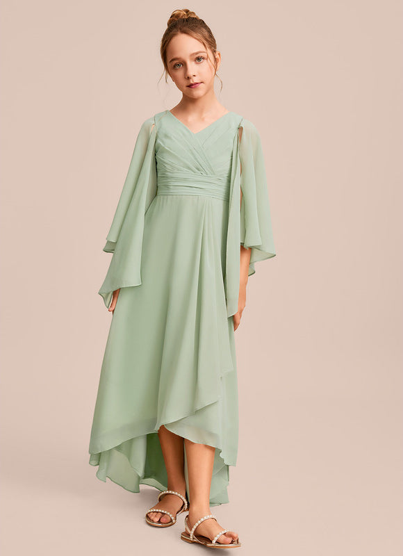 Robe Asymetrique Vert D'Eau - gallery 2