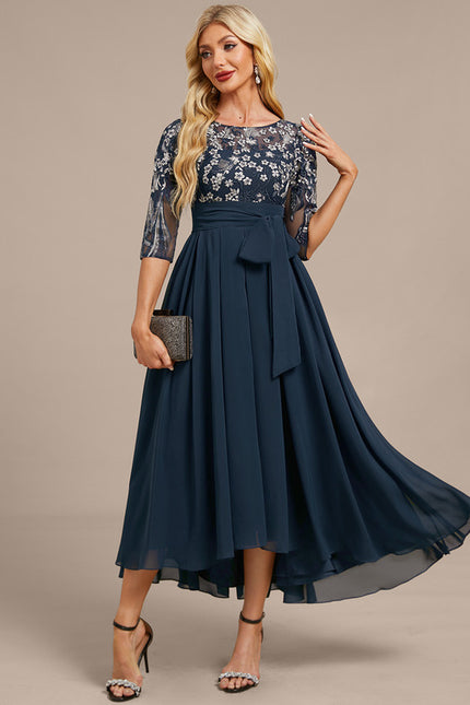 Robe Asymétrique Fluide Élégante - gallery 4
