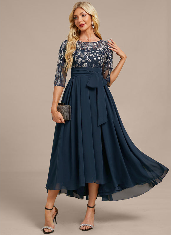 Robe Asymétrique Fluide Élégante - gallery 4
