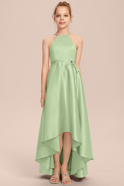 Robe Asymétrique Satin Fluide - gallery 3