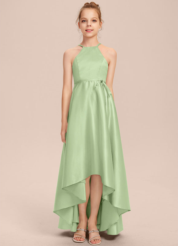 Robe Asymétrique Satin Fluide - gallery 3