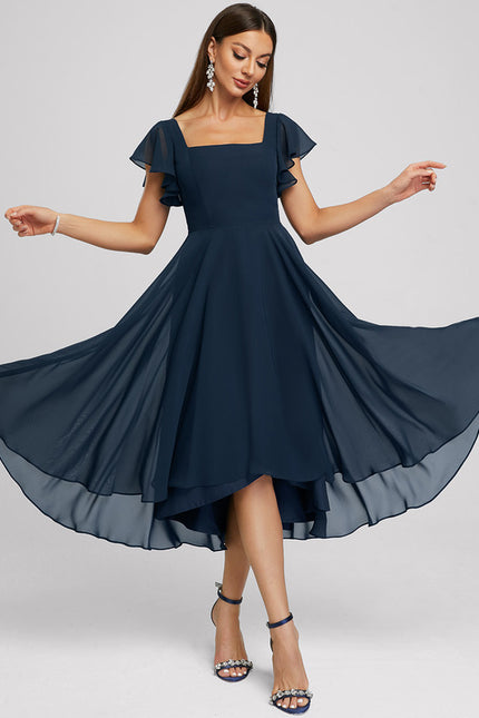 Robe Asymétrique Fluide Chic - gallery 5