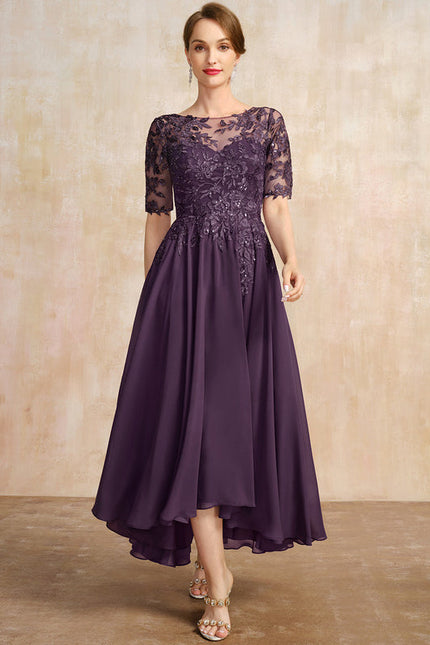 Robe Grande Taille Asymétrique - gallery 1