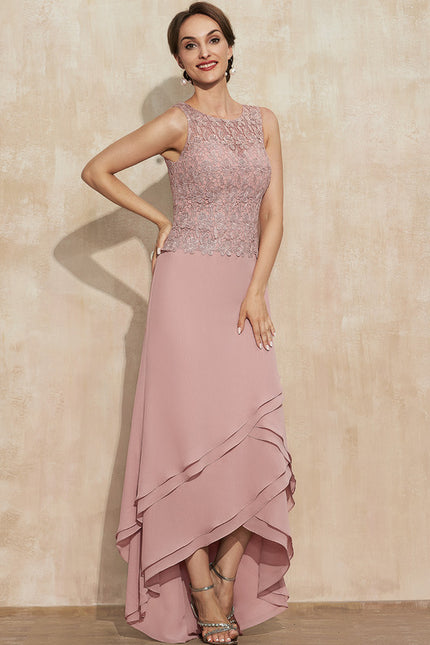 Robe Asymétrique Asymétrique Rose Chic - gallery 4
