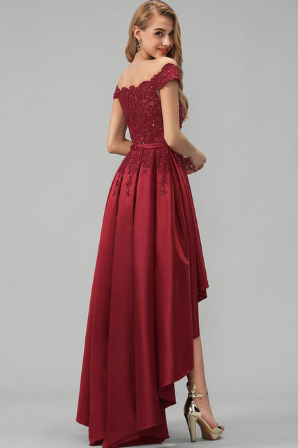 Robe Asymétrique Soirée Asymétrique Satin - gallery 3