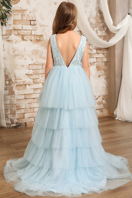 Robe En Tulle Drapée Asymétrique - gallery 2