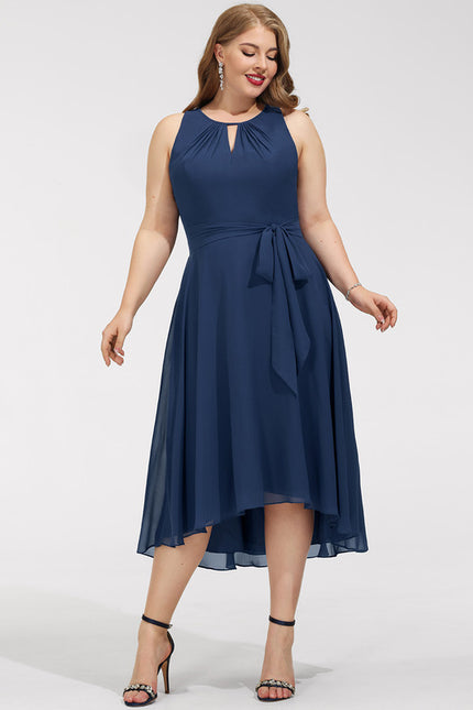 Robe Asymétrique Fluide Nuit - gallery 8