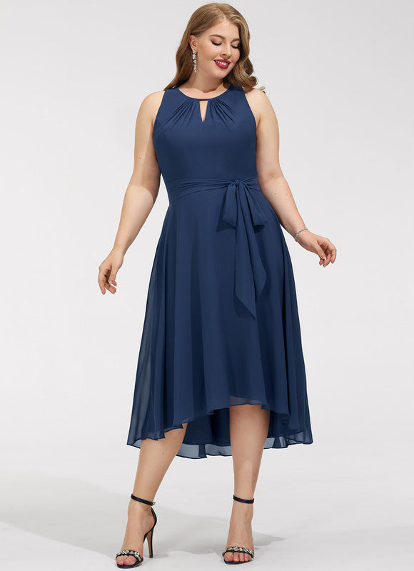 Robe Asymétrique Fluide Nuit - gallery 8