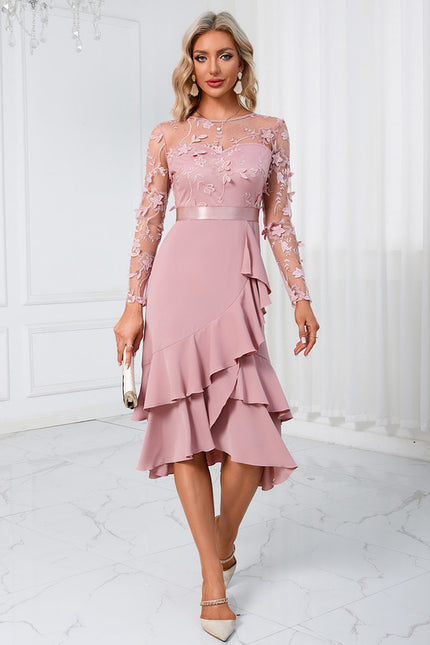 Robe Asymétrique Ajourée - gallery 5