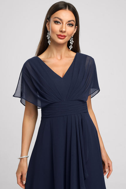Robe Asymétrique Fluide Vert Pâle - gallery 4