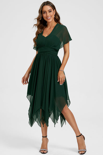 Robe Asymétrique Mousseline - gallery 5