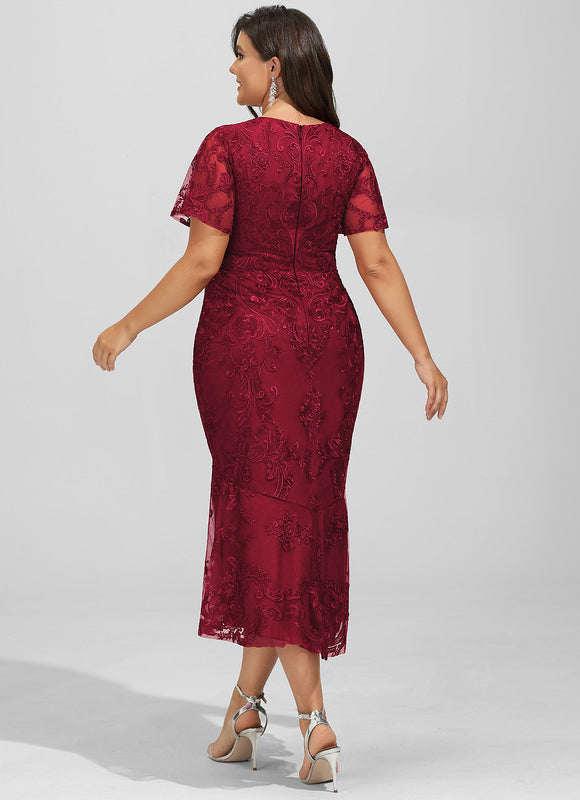Robe Asymétrique Luxe Bordée - gallery 8