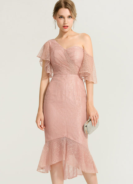 Robe Asymétrique Éclat Daurore