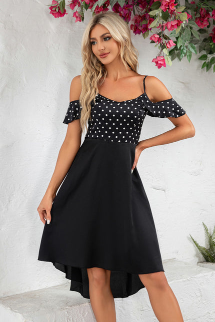 Robe Asymetrique Avec Volant - gallery 2