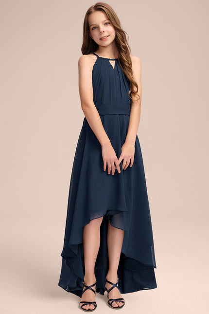 Robe Asymétrique Fluide Émeraude