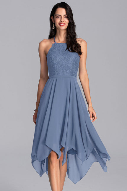 Robe Asymétrique Céleste Effusion - gallery 3