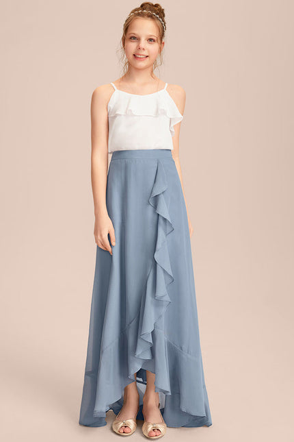 Robe Plissée Longue Asymétrique - gallery 2