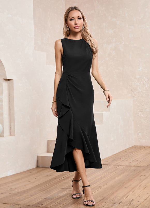 Robe Asymétrique Chic Fluide - gallery 7