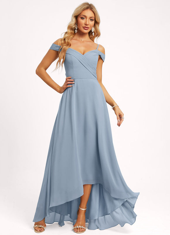 Robe De Soirée Épaule Asymétrique - gallery 4