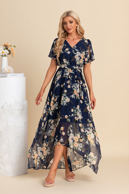 Robe Asymétrique Maxi Vaporeuse