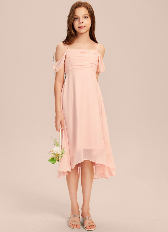 Robe Asymétrique Asymétrique Vert Pâle - gallery 7