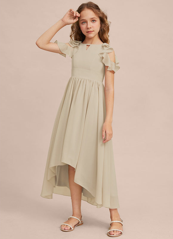 Robe Asymétrique Trapèze Fluide - gallery 2