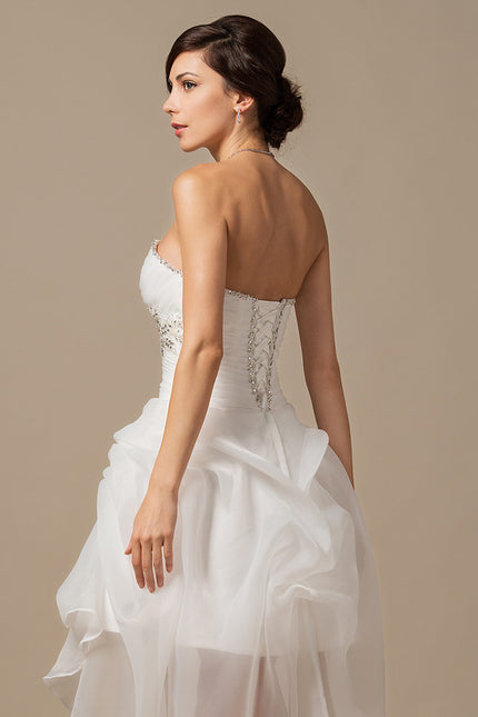 Robe Asymétrique Organza Éclatante - gallery 6