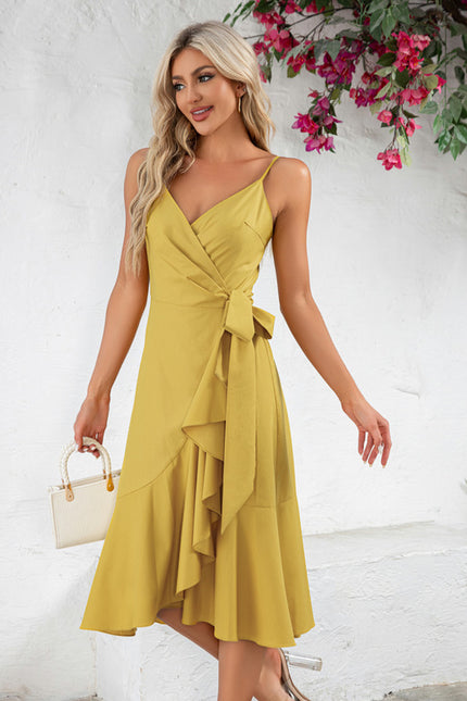 Robe Asymétrique Jaune - gallery 4