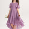 Robe Asymetrique Vert D'Eau