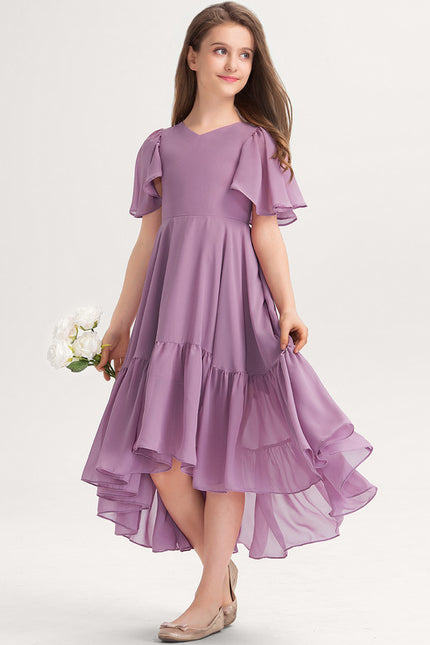 Robe Asymetrique Vert D'Eau