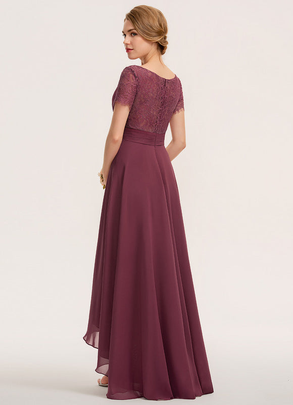 Robe Asymétrique Plumetis Volants - gallery 2