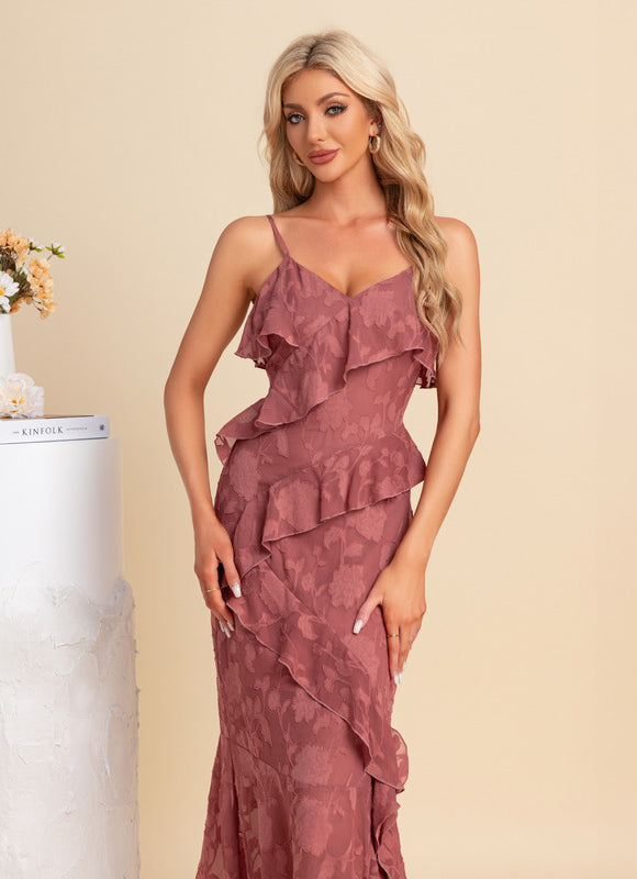 Robe Asymetrique Terracotta - gallery 6