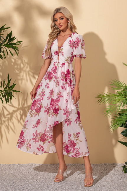 Robe Asymétrique Maxi Vaporeuse - gallery 1
