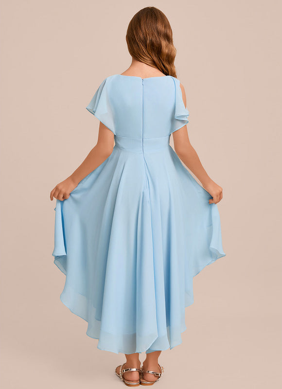 Robe Asymetrique Vert D'Eau - gallery 1