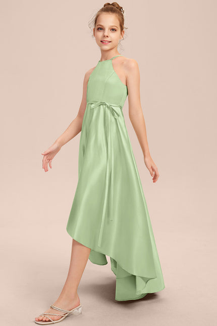 Robe Asymétrique Satin Fluide - gallery 1
