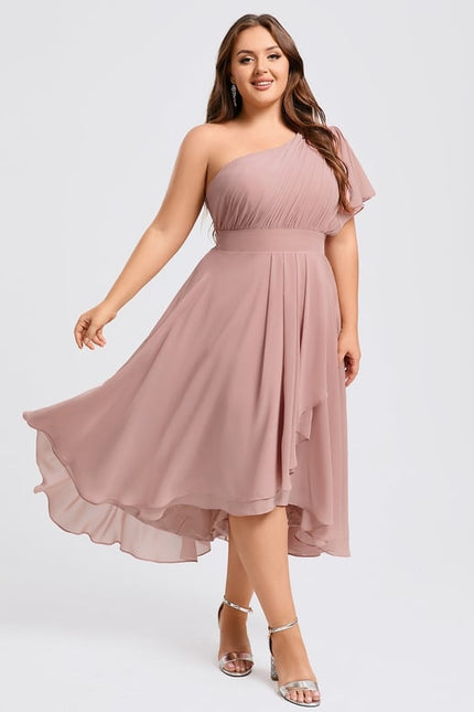 Robe Asymétrique Asymétrique Fluide - gallery 5