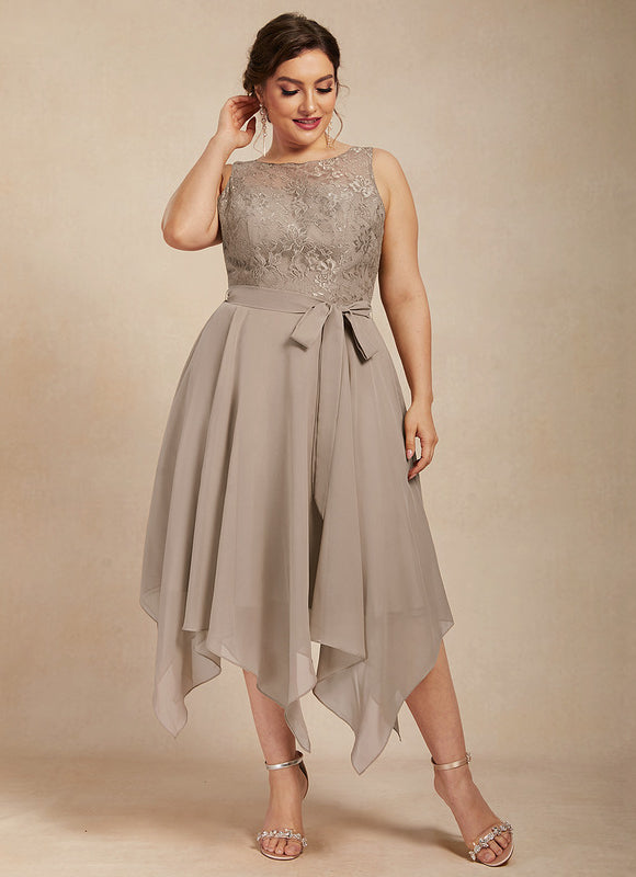 Robe Asymétrique Fluide Élégante - gallery 7