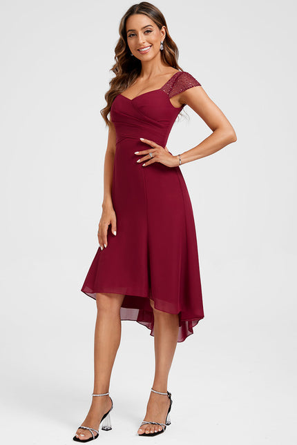 Robe Drapée Asymétrique