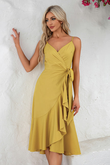 Robe Asymétrique Jaune - gallery 1