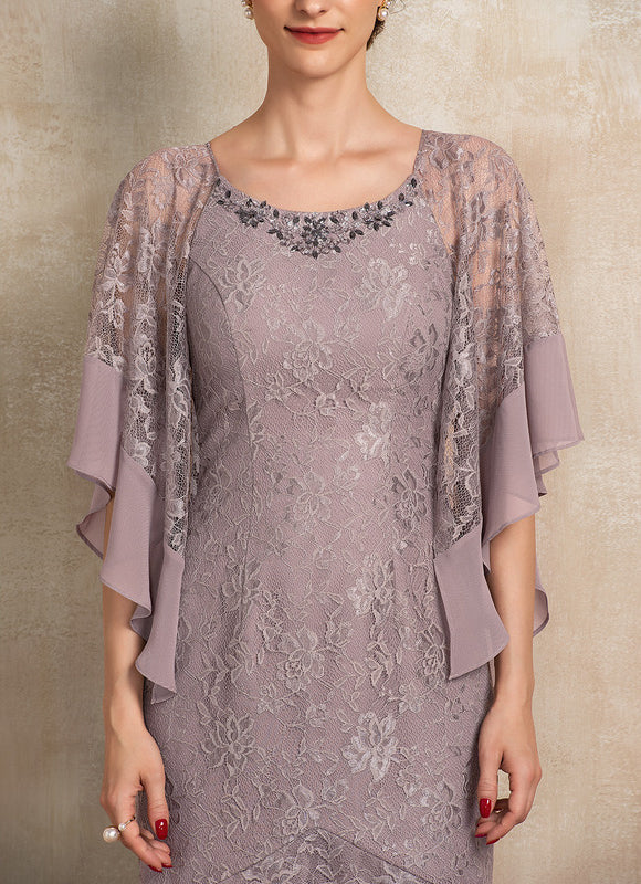 Robe Asymétrique Mère Mariée Chic - gallery 5