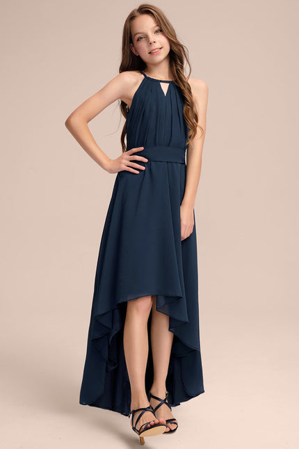 Robe Asymétrique Fluide Émeraude - gallery 4