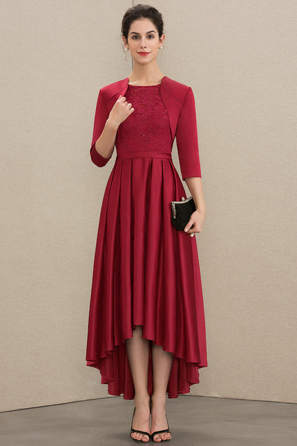 Robe Asymetrique Manche Bouffante - gallery 4
