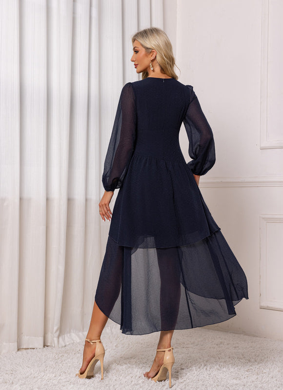 Robe Asymétrique Epaule - gallery 1