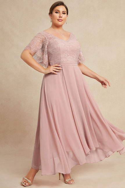 Robe Asymétrique Mousseline Fleurie - gallery 9